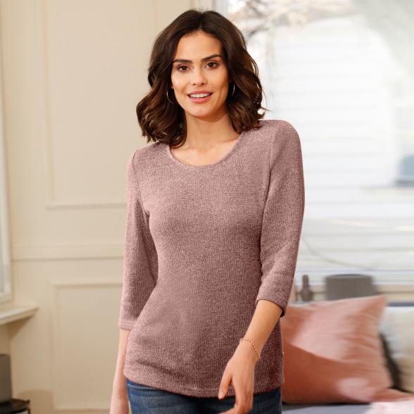 collection L Damen Pullover, rosenholz meliert - 107443000000 - 1 - 588px