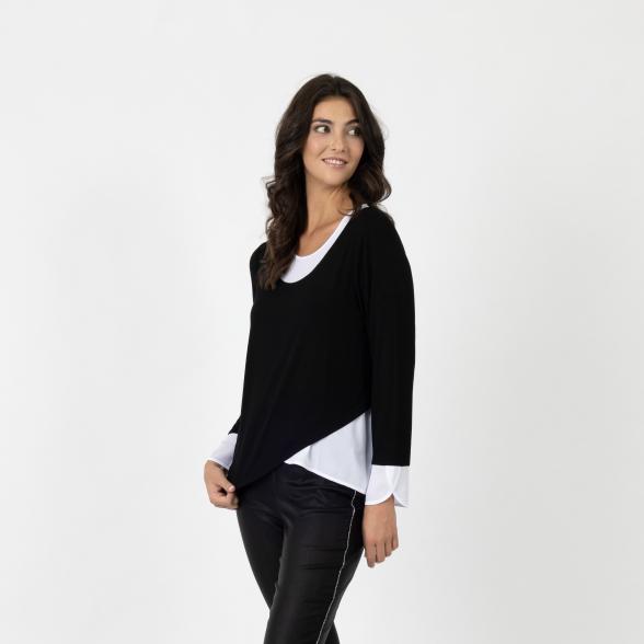 mocca by Jutta Leibfried Shirt schwarz/weiß - 107656000000 - 1 - 588px