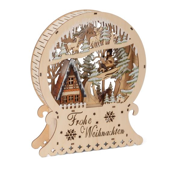 LED-Lichterbogen Waldhaus Holz - 107692900000 - 1 - 588px