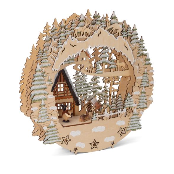 LED-Lichterbogen Reh Holz - 107693000000 - 1 - 588px