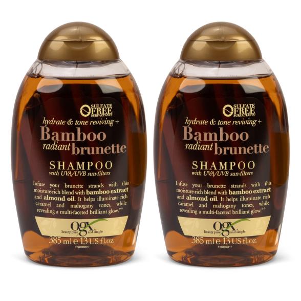 OGX BAMBOO BRUNETTE Shampoo 2 x 385ml Set - 107701000000 - 1 - 588px