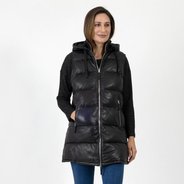 OTTO KERN Damen-Lederweste 'Wendy' schwarz - 107732200000 - 1 - 588px