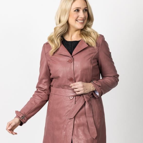 OTTO KERN Damen-Ledermantel 'Susa' altrosa - 107736400000 - 1 - 588px