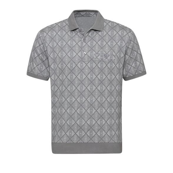 MARCO DONATI Herren-Poloshirt grau/meliert - 107801000000 - 1 - 588px