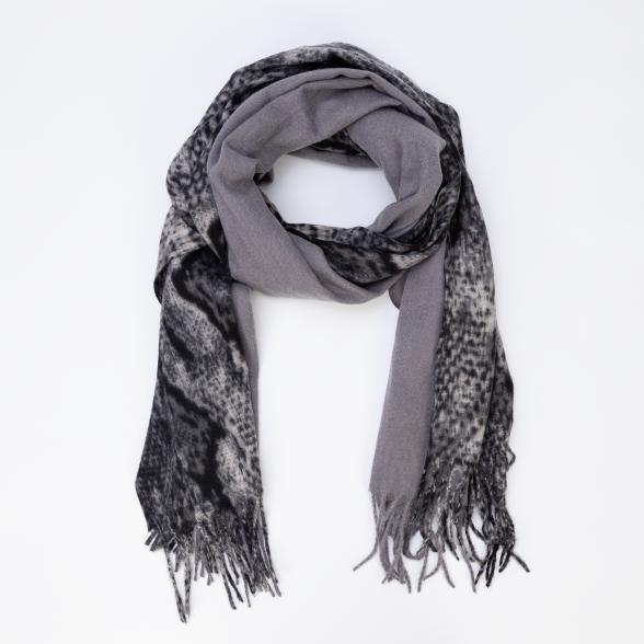 Schal grau mit Schlangenmuster - 108085300000 - 1 - 588px