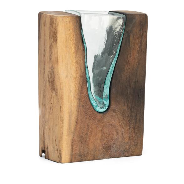Darimana Vase "V" in Holz 30 cm - 108246500000 - 1 - 588px