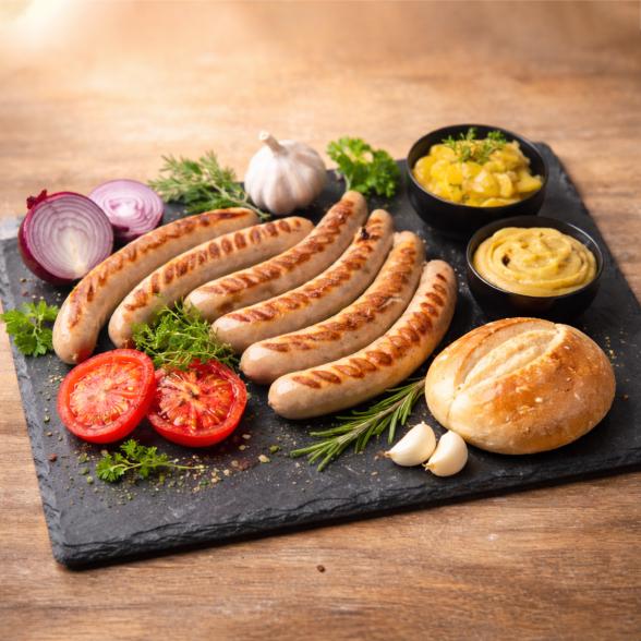 Knoblauch-Zwiebelbratwurst 6x120g - 108261100000 - 1 - 588px
