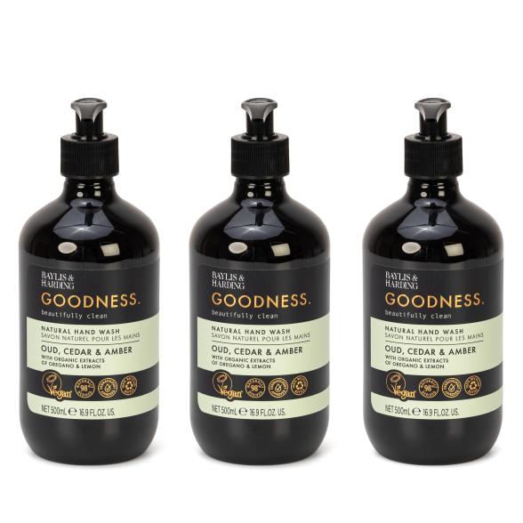 B&H GOODNESS Hand Wash Oud, Cedar & Amber 3er-Set - 108571600000 - 1 - 588px