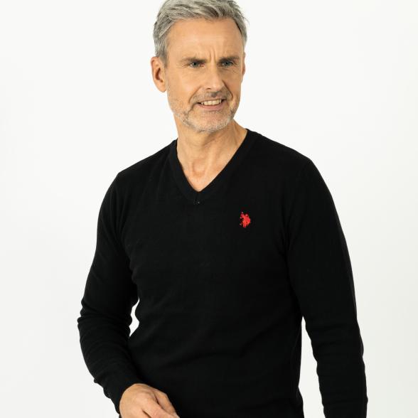 U.S. POLO ASSN. Herren-Pullover schwarz - 108693100000 - 1 - 588px