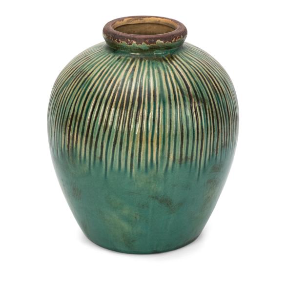 Vase aus Keramik grün,19x22x19cm - 109018100000 - 1 - 588px