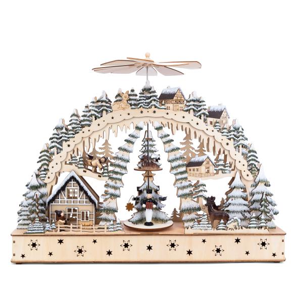 LED-Lichterbogen Pyramide im Bergdorf - 109240800000 - 1 - 588px