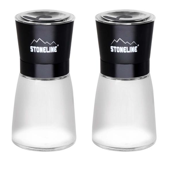 STONELINE® 2tlg. Salz- und Pfeffermühle SCHWARZ - 109258200000 - 1 - 588px