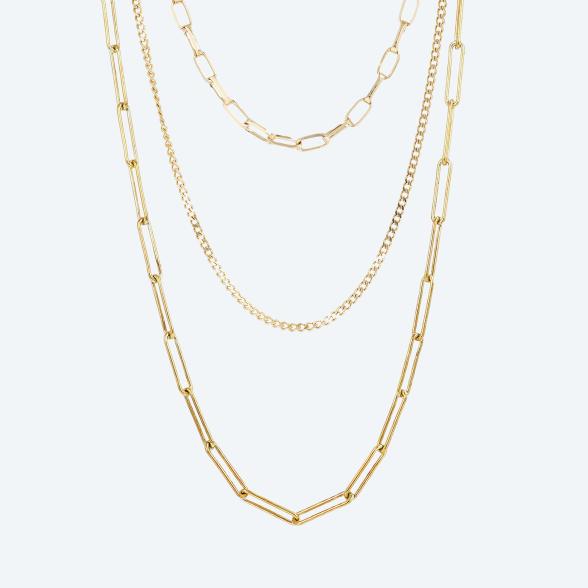 BellaVita 3er Set Ketten vergoldet wechselbar - 109259200000 - 1 - 588px