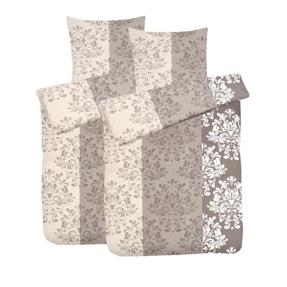 Biber-Bettwäsche 4tlg. 135x200 grau - 109281600000 - 1 - 588px