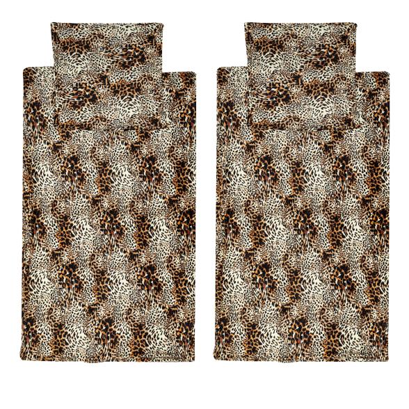 Microflanell Bettwäsche 4tlg. Leoprint - 109298200000 - 1 - 588px