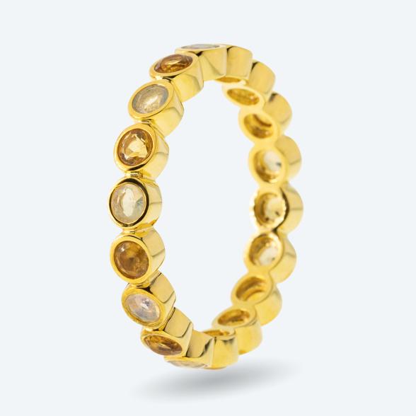 Ring 925 Silber vergoldet Äth. Opal+Citrin 16 - 109489100001 - 1 - 588px