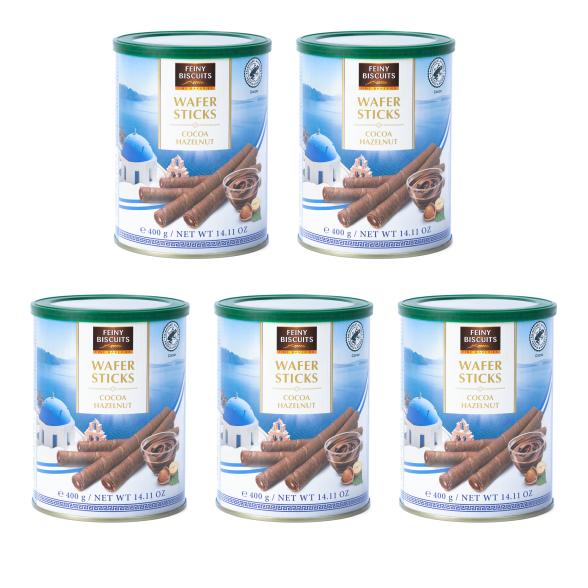 Feiny Waffelröllchen Kakao-Haselnuss 5er Set - 109699700000 - 1 - 588px