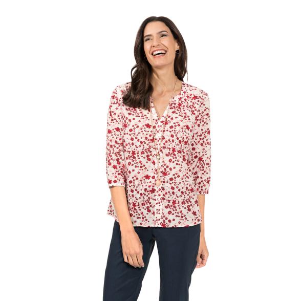 WITT WEIDEN Damen-Bluse bordeaux/weiß - 109750400000 - 1 - 588px