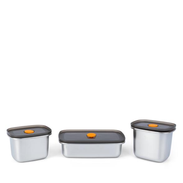 3er Set Vorratsdosen Edelstahl - 109758500000 - 1 - 588px