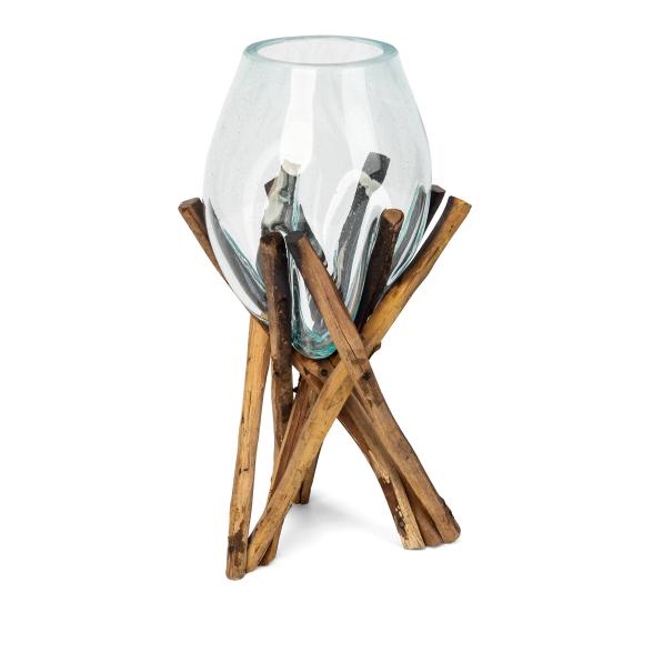 Darimana Glas auf Holzstöcken 30cm - 109796600000 - 1 - 588px