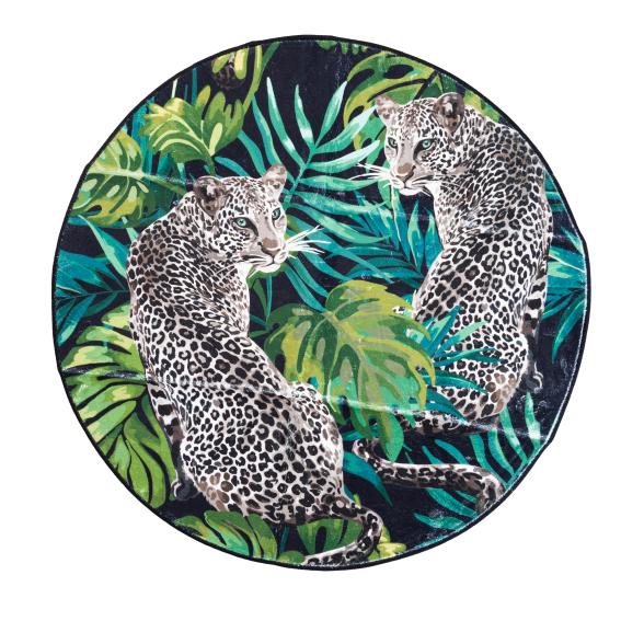 BOULEVARD of CARPETS Teppich rund 80cm Leopard - 109849100000 - 1 - 588px