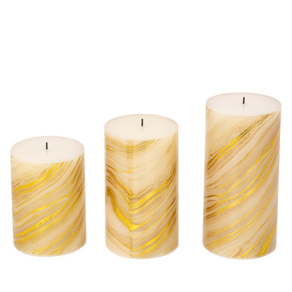 3er Set LED-Kerze Gold - 110167200000 - 1 - 588px