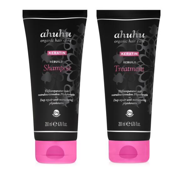 AHUHU Keratin Rebuild Shampoo u Treatment 2x200m - 110187000000 - 1 - 588px