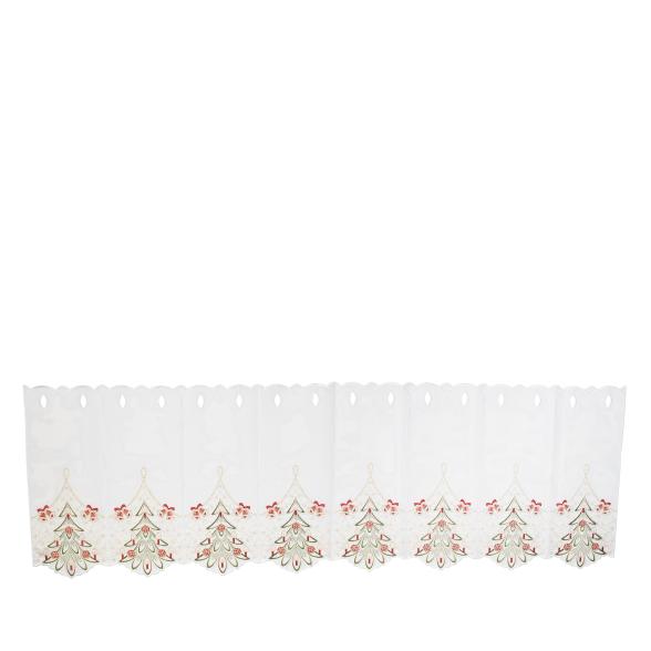 Plauener Spitze Kurzgardine Winter Tannenbaum - 110442300000 - 1 - 588px