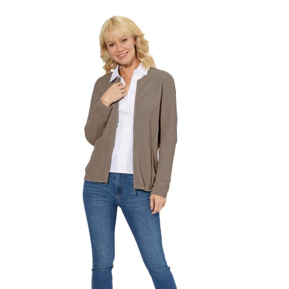 collection L Damen-Strickjacke taupe - 110514000000 - 1 - 588px