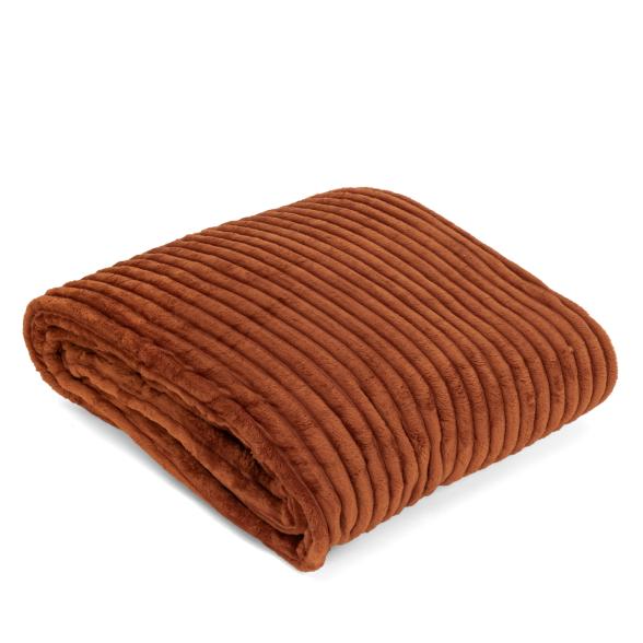 Gözze Feincord Kuscheldecke 150x200 braun - 110545500000 - 1 - 588px