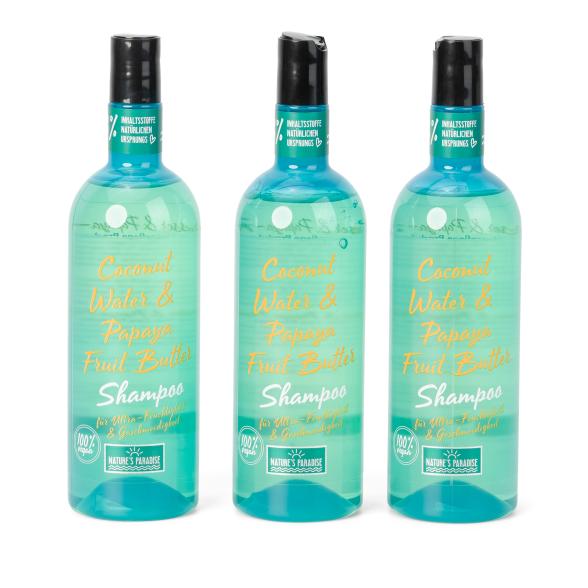 Feuchtigkeit Shampoo Coconut Water & Papaya 3x375 - 110566200000 - 1 - 588px