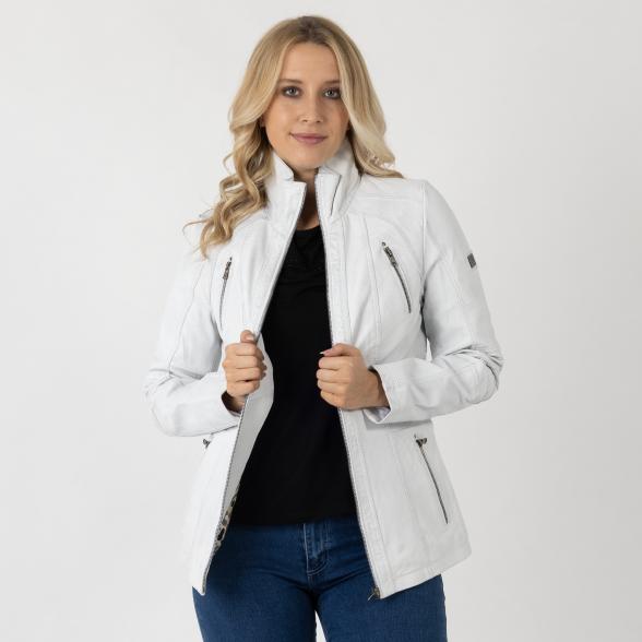 OTTO KERN Damen-Lederjacke 'Verena' Weiß - 110587100000 - 1 - 588px