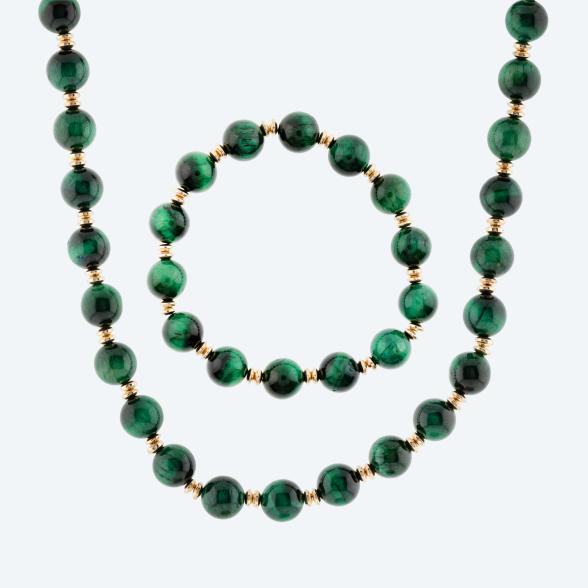 SET Collier + Armband Tigerauge grün - 110778700000 - 1 - 588px