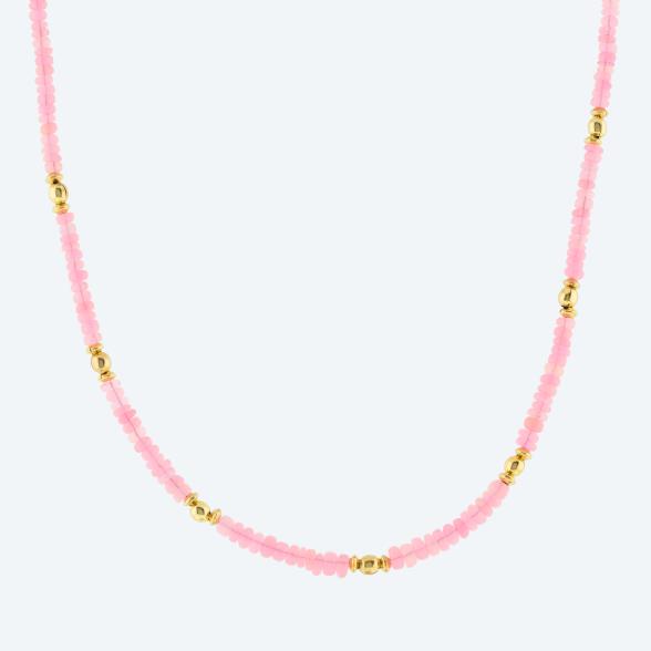 Collier 925 vergoldet Äthiopischer Opal pink - 110817600000 - 1 - 588px