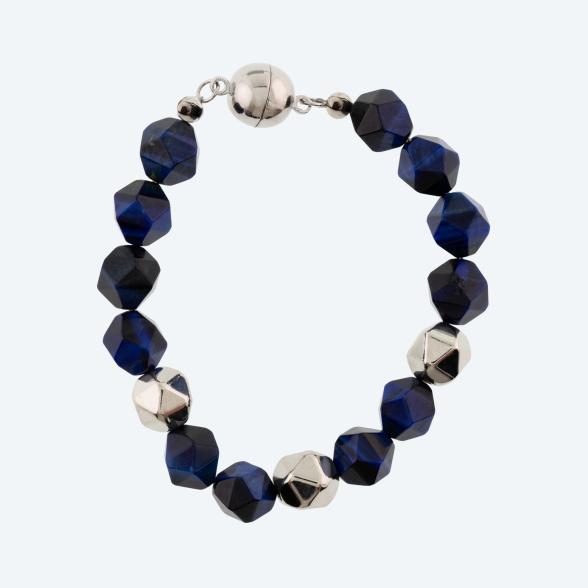 Armband Tigerauge blau Diamond Cut behandelt - 110888400000 - 1 - 588px