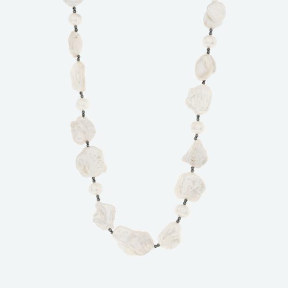 Collier AAAA Keshi + AAAA SWZP Perle + Hämatit - 110926100000 - 1 - 588px