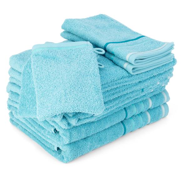 XXL Frottierset 10tlg. türkis - 111025400000 - 1 - 588px