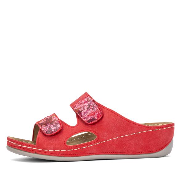 TOPWAY COMFORT Damenpantoletten rot 37 - 111111400002 - 1 - 588px