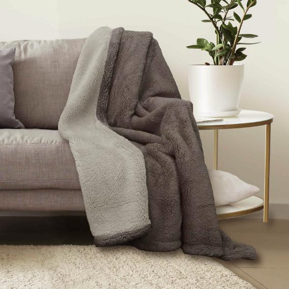 Sherpadecke 150x200cm grau - 111124000000 - 1 - 588px