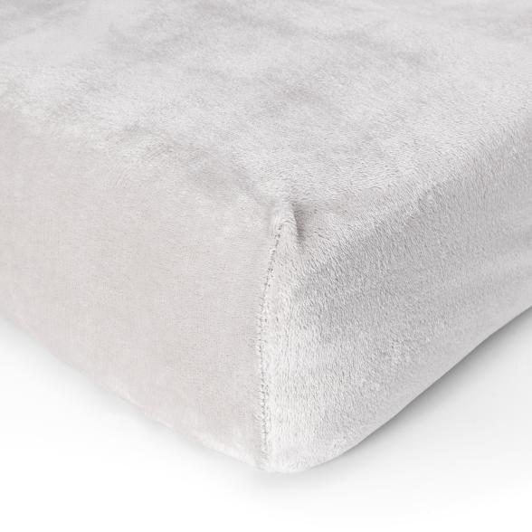 Spannbettlaken Samtoptik 180x200cm silber - 111206100000 - 1 - 588px
