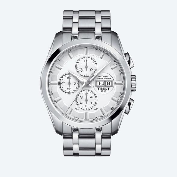 TISSOT Herren-Chronograph Automatic Couturier - 111346100000 - 1 - 588px