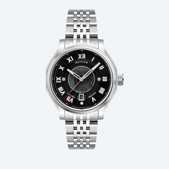 SCHILD Herren-Automatikuhr "Johann Swiss", AS-5203 - 111398400000 - 1 - 588px