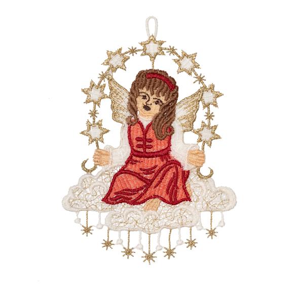 Plauener Spitze Fensterbild Engel - 111635000000 - 1 - 588px