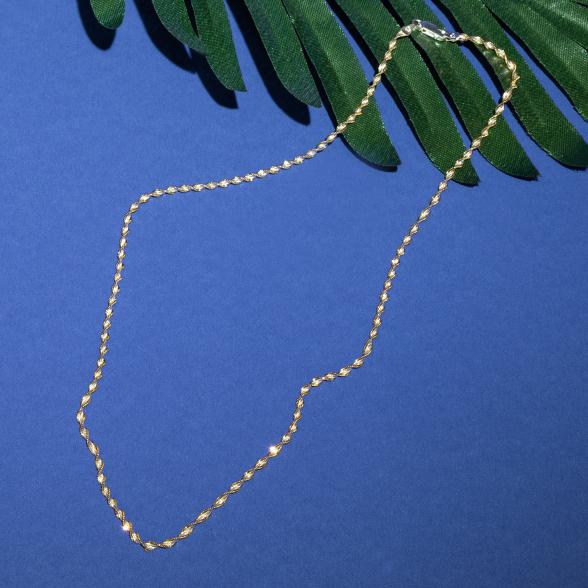 Fantasiekette 925 Silber bicolor, ca. 46 cm - 111869700000 - 1 - 588px