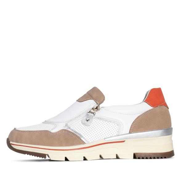 TOPWAY COMFORT Damenslipper weiß/taupe 40 - 111894700005 - 1 - 588px