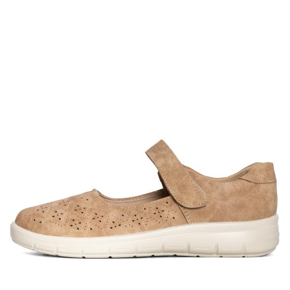 TOPWAY COMFORT Damenslipper camel 36 - 111898700001 - 1 - 588px