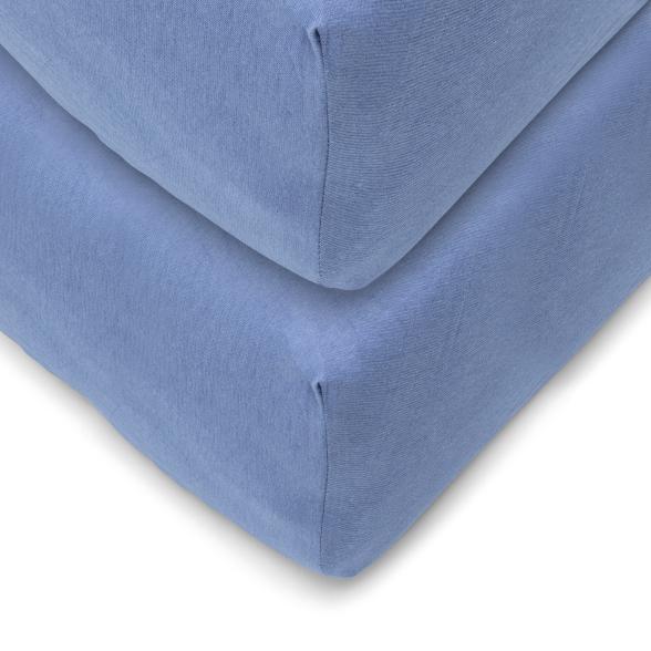 OTTO KERN Spannbettlaken 2er-Set Blau100x200 cm - 111911800000 - 1 - 588px