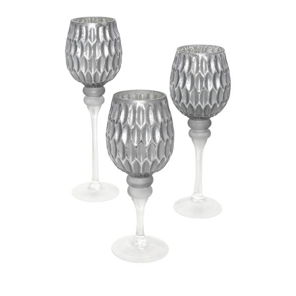 Windlicht Kelch 3er Set silber - 111913800000 - 1 - 588px