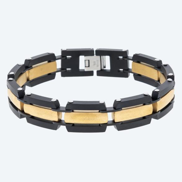 Armband Edelstahl bicolor, ca. 21,5 cm - 111945700000 - 1 - 588px