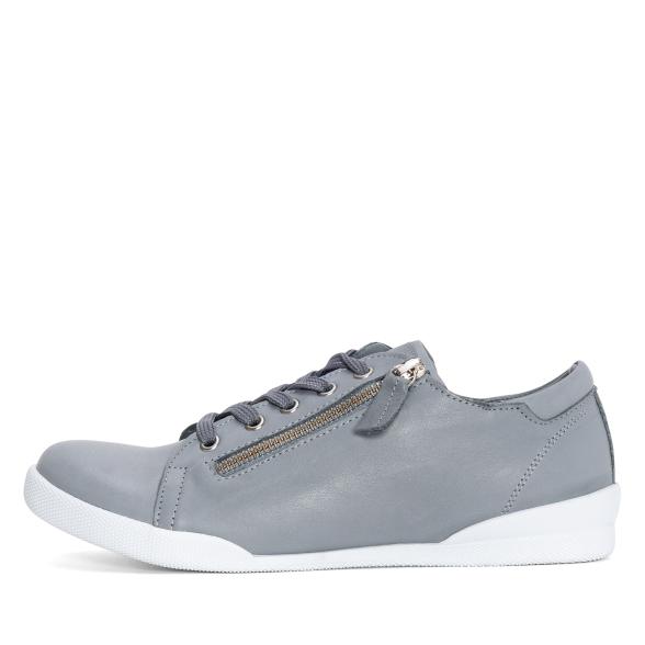 Andrea Conti Damen Lederslipper hellgrau 36 - 112022100001 - 1 - 588px